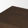 71111 - Jonan Dark Brown Wood w/ Dark Aged Brass 2 Door 3 Drawer Sideboard