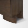71111 - Jonan Dark Brown Wood w/ Dark Aged Brass 2 Door 3 Drawer Sideboard