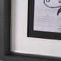 12748 - Animal Bill of Sales II Gray Wood Mercana Studio Hand Embellished Framed Art Print Matted under Glas
