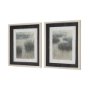 15654 - Water Grasses (Set of 2) by Mercana Studio a Hand Embellished Framed Art Print Matted under Glass