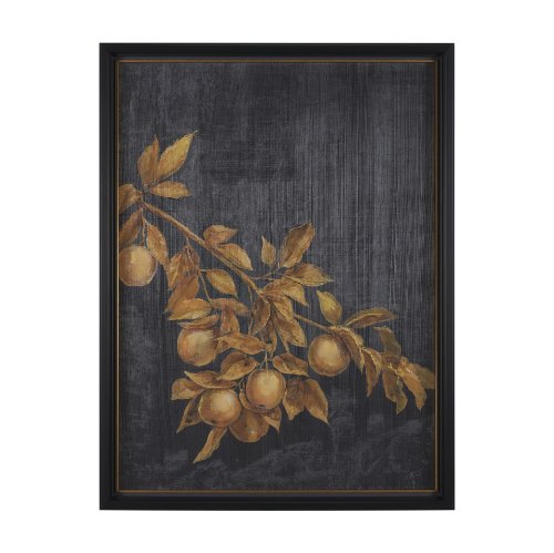 15657 - Gilded Bounty II by Mercana Studio a Hand Embellished Framed Art Print Matted under Glass