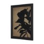 15662 - Ficus Silhouette I by Mercana Studio a Hand Embellished Framed Art Print Matted under Glass