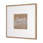 15668 - Duo II Horses by Mercana Studio a Framed Art Print Matted under Glass
