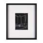 15673 - Interior Sketch I by Mercana Studio a Hand Embellished Framed Art Print Matted under Glass