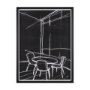 15678 - Interior Sketch VI by Mercana Studio a Hand Embellished Framed Art Print