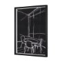15678 - Interior Sketch VI by Mercana Studio a Hand Embellished Framed Art Print