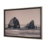 15693 - Rocky Shores by Nathan Larson a Hand Embellished Framed Photo Art Print Matted under Glass