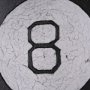 15714 - Billiard V 8 Ball by Chris Dunker a Hand Embellished Framed Art Decograph Print
