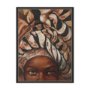 102653-FS - Mud Cloth Head Scarf I by Mercana Studio a Hand Embellished Textured Framed Canvas