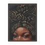 102654-FS - Mud Cloth Head Scarf II by Mercana Studio a Hand Embellished Textured Framed Canvas