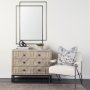 70904 - Tiva Rectangular Dual Metal Frame Gunmetal Mirror