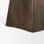 71104-AB - Jovani 48" Solid Dark Brown Mango Wood Round Dining Table