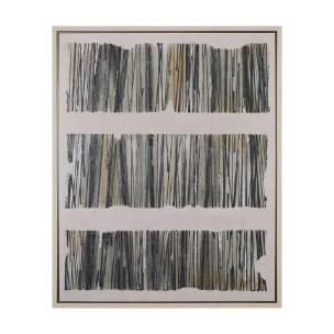 Strand by Mercana Studio a Hand Embellished Textured Framed Canvas