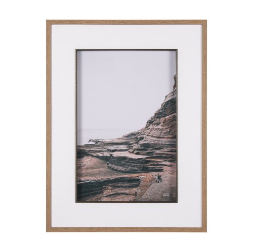 15652 - Rocky Shore Hawaii by Max Blakesberg Studios a Hand Embellished Framed Photo Art Print Matted under 
