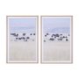 15683 - Grazing Herd (Set of 2) by Chad Mackay a Framed Photo Art Print Matted under Glass