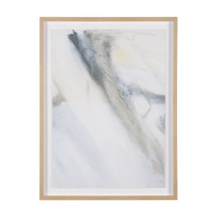 Retreating Tide II by Ira Havuka  a Hand Embellished Framed Art Print Matted under Glass