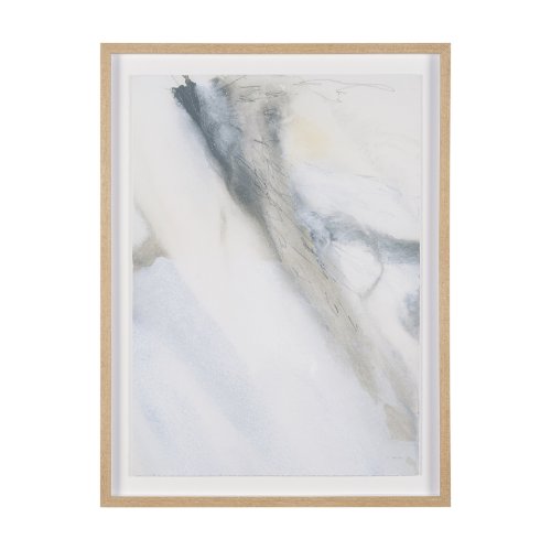 15685 - Retreating Tide II by Ira Havuka  a Hand Embellished Framed Art Print Matted under Glass