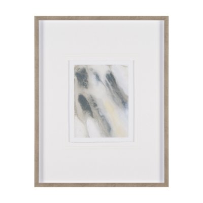 15703 - Retreating Tide I by Ira Havuka  a Hand Embellished Framed Art Print Matted under Glass