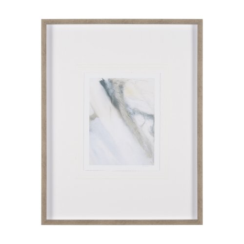15704 - Retreating Tide II by Ira Havuka  a Hand Embellished Framed Art Print Matted under Glass