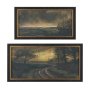 15705 - Dawns Light (Set of 2) by Mercana Studio a Hand Embellished Framed Art Print