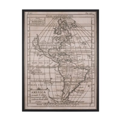 15708 - Vintage America by Wild Apple Portfolio a Hand Embellished Framed Art Print