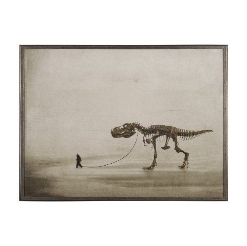 15715 - The Walk by Jeffrey Hummel a Hand Embellished Framed Art Print