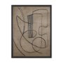 102656-FS - Guitar Music by Mercana Studio a Hand Embellished Textured Canvas