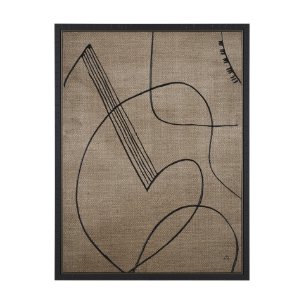 Cello Music by Mercana Studio a Hand Embellished Textured Canvas