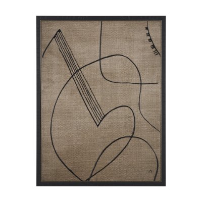 102657-FS - Cello Music by Mercana Studio a Hand Embellished Textured Canvas