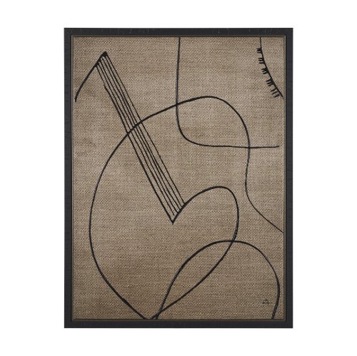 102657-FS - Cello Music by Mercana Studio a Hand Embellished Textured Canvas