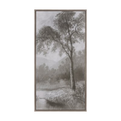 102665-FL - Forest Morning II by Mercana Studio a Hand Embellished Textured Framed Canvas