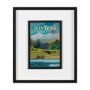 15640 - Montana Go USA (M) by Mercana Studio a Framed Art Print Matted under Glass