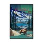15644 - Alaska Go USA (SM) by Mercana Studio a Hand Embellished Decograph Framed Art Print