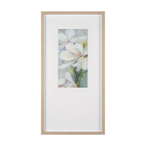 15637 - Aromatic Magnolia by Mercana Studio a Hand Embellished Framed Art Print Matted under Glass