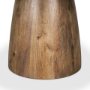 71103-AB - Allyson 54" Round Brown Pedestal w/Savar Pink Marble Top Dining Table