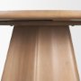 71106-AB - Jovani 60" Solid Light Brown Mango Wood Round Dining Table