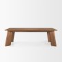 71110-AB - Jonan Brown Solid Mango Wood Rectangular Dining Table