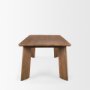 71110-AB - Jonan Brown Solid Mango Wood Rectangular Dining Table