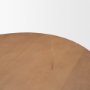 71108-AB - Jovani 94" Solid Light Brown Mango Wood Oval Dining Table