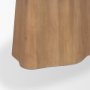 71108-AB - Jovani 94" Solid Light Brown Mango Wood Oval Dining Table