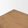 71121 - Baron Light Brown Solid Wood w/ Gunmetal Knobs 2-Door Accent Cabinet