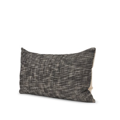 71091 - Jalia 14x26 Cream/Black Cotton Decorative Lumbar Pillow Cover