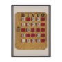 15664 - Chasing Numbers I by Zap Studio a Framed Art Print Matted under Glass