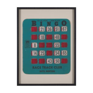 Chasing Numbers II by Zap Studio a Framed Art Print Matted under Glass