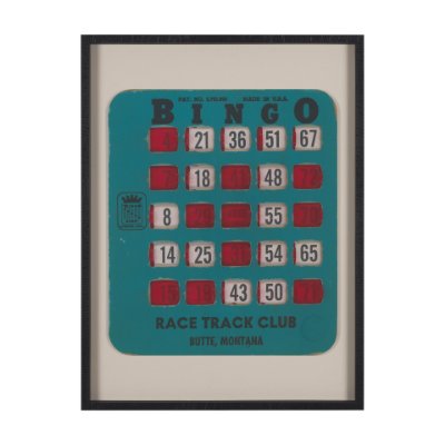 15665 - Chasing Numbers II by Zap Studio a Framed Art Print Matted under Glass