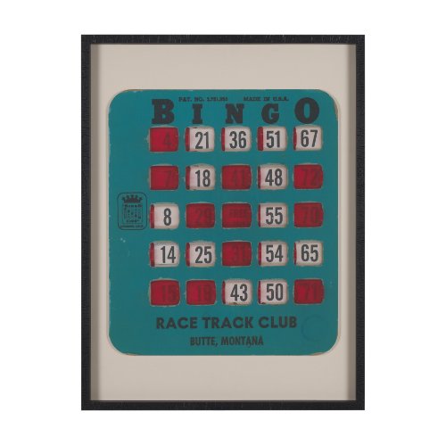 15665 - Chasing Numbers II by Zap Studio a Framed Art Print Matted under Glass