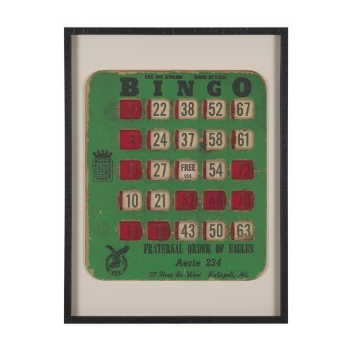 15666 - Chasing Numbers III by Zap Studio a Framed Art Print Matted under Glass