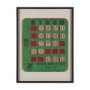 15666 - Chasing Numbers III by Zap Studio a Framed Art Print Matted under Glass