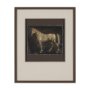 15680 - Mosaic Horse III by Mercana Studio a Hand Embellished Framed Art Print Matted under Glass