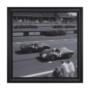 Race Day - Qualifying by Ben Wood a Hand Embellished Framed Photo Art Print Matted under Glass
